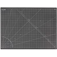 Elan Base de Corte A0 Negro y Marrón- Alfombrilla de Corte para Patchwork- Base de Corte Autocicatrizante- Tabla de…